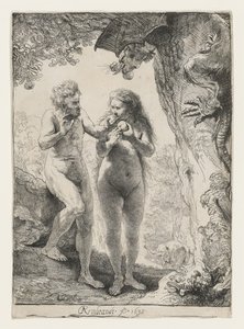 Adam und Eva, 1638 von Rembrandt van Rijn