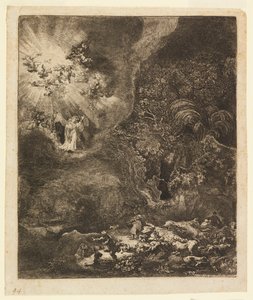 Engel erscheint den Hirten von Rembrandt van Rijn
