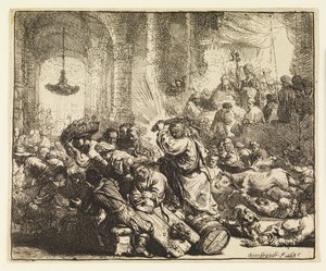 Christus vertreibt die Geldwechsler aus dem Tempel