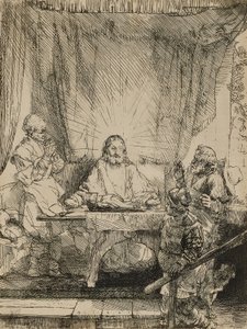 Christus in Emmaus von Rembrandt van Rijn