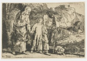 Christus kehrt mit seinen Eltern aus dem Tempel zurück