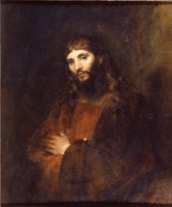 Christus mit verschränkten Armen von Rembrandt van Rijn
