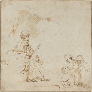 Esther vor Ahasverus von Rembrandt van Rijn
