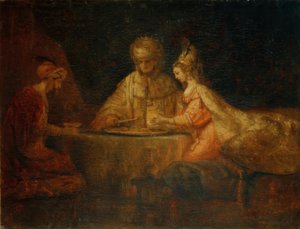 Gastmahl Esthers mit Ahasver und Haman