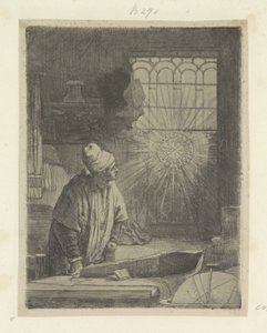 Gelehrter in seinem Arbeitszimmer (Faust) von Rembrandt van Rijn