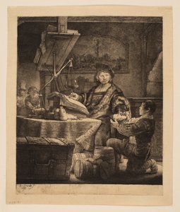 Jan Uytenbogaert, Generalempfänger ("Der Goldwäger") von Rembrandt van Rijn