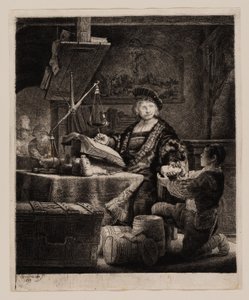 Jan Uytenbogaert, Der Goldwäger von Rembrandt van Rijn