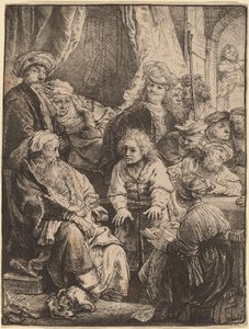 Joseph erzählt seine Träume von Rembrandt van Rijn
