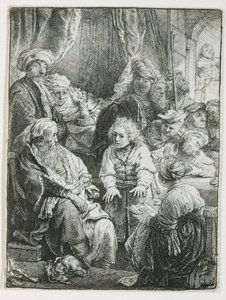 Joseph erzählt seine Träume, 1638 von Rembrandt van Rijn