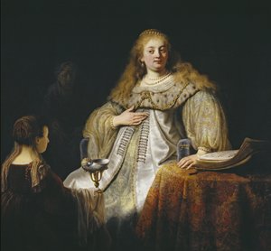 Judith beim Bankett des Holofernes, 1634 von Rembrandt van Rijn