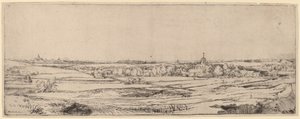 Landschaft mit Blick auf Haarlem (Das Goldwägerfeld)