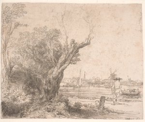 Landschaft. "De Omval"