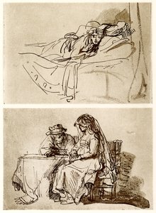 Liegende Frau, Das Gespräch