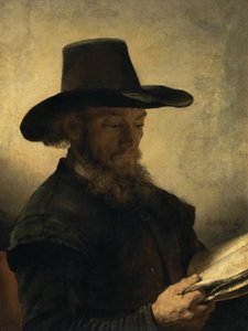 Lesender Mann