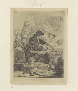 Pfannkuchenbäckerin (Recueil de quatre-vingt-cinq estampes originales)