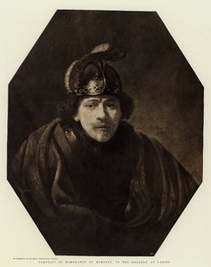 Selbstporträt von Rembrandt in der Galerie in Kassel