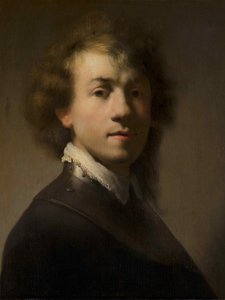 Porträt von Rembrandt mit einem Harnisch, ca. 1629