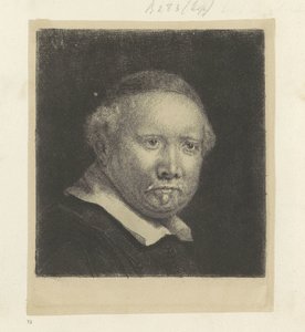Porträt des Schreibmeisters Lieven Willemsz. van Coppenol: große Platte von Rembrandt van Rijn