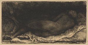 Liegender weiblicher Akt, 1658