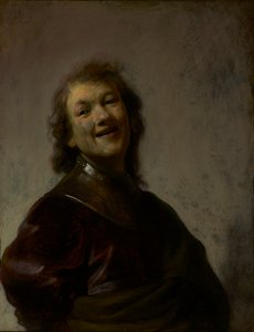 Rembrandt lachend, ca. 1628