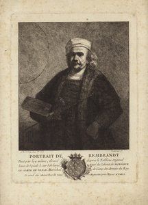 Rembrandt, Selbstporträt des niederländischen Malers und Radierers von Rembrandt van Rijn