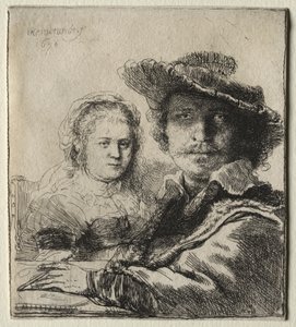 Rembrandt und seine Frau Saskia