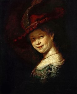 Saskia van Uylenburgh als Mädchen, 1633 von Rembrandt van Rijn