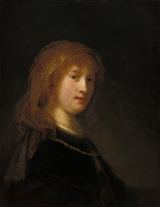 Saskia van Uylenburgh, die Frau des Künstlers von Rembrandt van Rijn