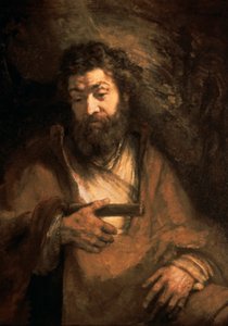 Simon der Apostel, 17. Jahrhundert von Rembrandt van Rijn