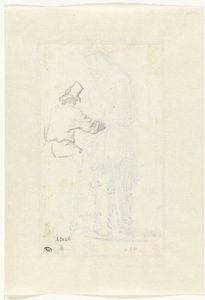 Studie eines Mannes, von hinten gesehen von Rembrandt van Rijn