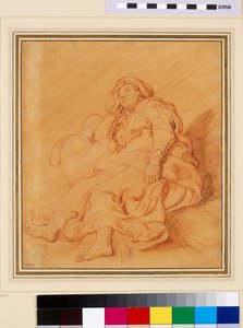 Studie der Figur von Rachel von Rembrandt van Rijn