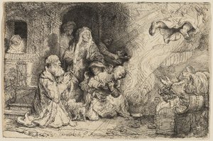 Der Engel verlässt die Familie von Tobias