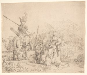 Die Taufe des Eunuchen von Rembrandt van Rijn