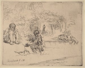 Die Badenden
