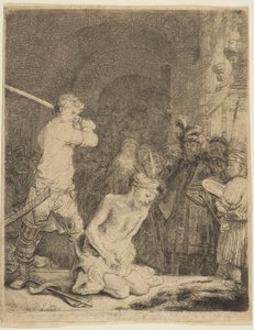 Die Enthauptung Johannes des Täufers von Rembrandt van Rijn
