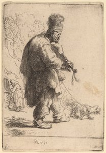Der blinde Geiger von Rembrandt van Rijn