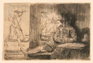 Der Golfspieler von Rembrandt van Rijn