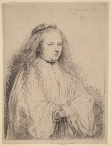 Die kleine jüdische Braut (Saskia als Heilige Katharina) von Rembrandt van Rijn