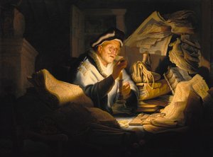 Das Gleichnis vom reichen Narren, 1627 von Rembrandt van Rijn