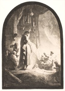 Die Auferweckung des Lazarus: die größere Platte