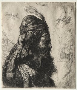 Der dritte orientalische Kopf, 1635 von Rembrandt van Rijn