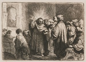Das Zinsgroschen von Rembrandt van Rijn