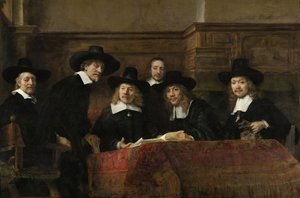 Die Vorsteher der Amsterdamer Tuchhändlergilde, bekannt als 