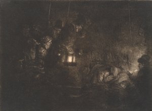 Die Anbetung der Hirten: ein Nachtstück von Rembrandt van Rijn
