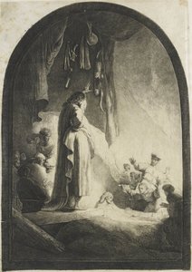 Die Auferweckung des Lazarus: die größere Platte