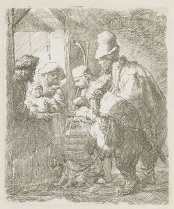 Die umherziehenden Musiker von Rembrandt van Rijn