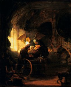 Tobias gibt seinem Vater das Augenlicht zurück, 1636 von Rembrandt van Rijn