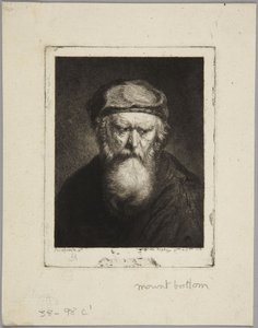 Melancholischer Greis von Rembrandt van Rijn