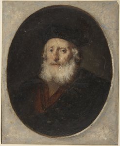 Alter Mann mit Mütze von Rembrandt van Rijn