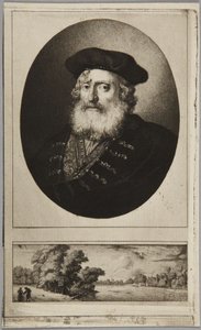 Alter Mann mit Mütze von Rembrandt van Rijn